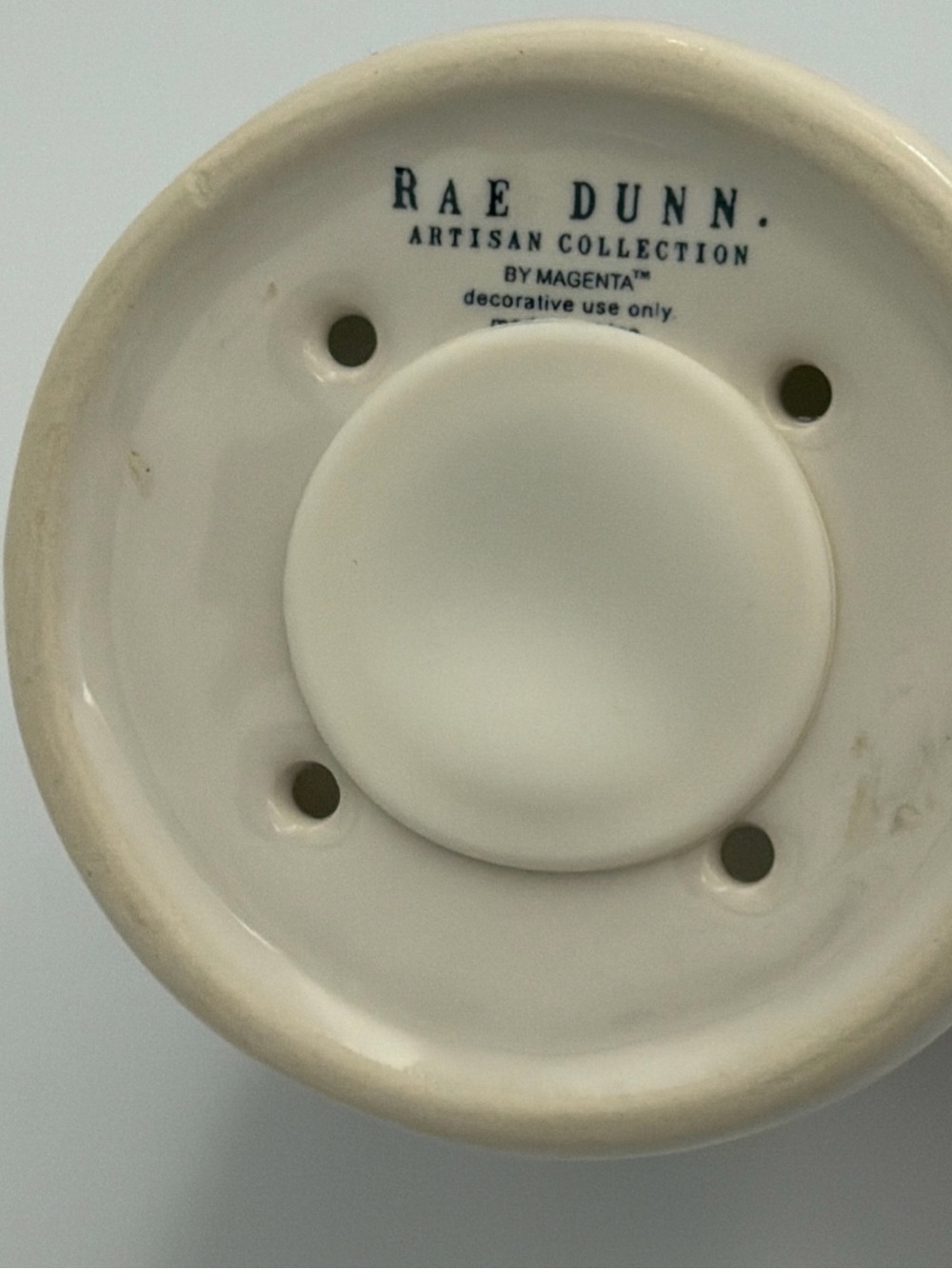 Rae Dunn Mini Round Baby Bird House With Plaid Black White Ribbon 5" Tall - Picture 10 of 10